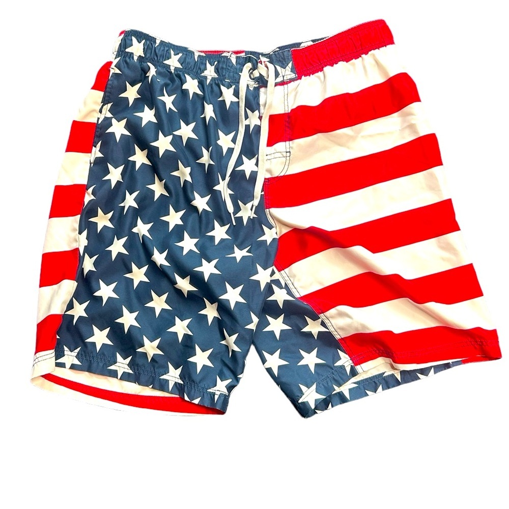 4th of July Men’s Swim Trunks Size XL
